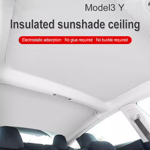 Adsorción apretada electrostática Tesla modelo 3 accesorios parasol Tesla modelo <span class=keywords><strong>y</strong></span> parasol de techo solar cortina de parasol de techo de coche - Product Image 5