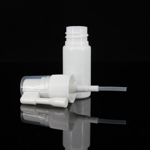 アトマイザー10ml 20ml 30ml 1オンス固体ホワイトプラスチックオーラルケアミストアトマイザー360回転ディープスロートスプレーボトル - Product Image 3