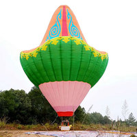 Vente chaude dessin animé forme gonflable ballon à air chaud suspendus ballon garfield hotair