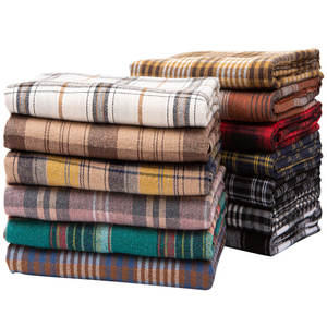 Woven CVC Yarn Dyed Check Flannel Fabric Brushed Flannel Yarn Dyed Fabric for Men <strong>Shirting</strong> - Product Image 2