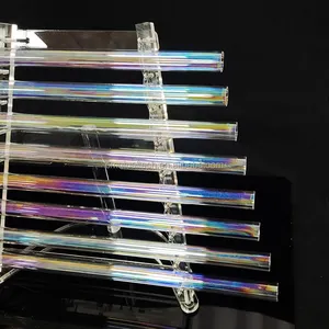 Son plus lumineux clair cristal de quartz cosmique harpe chantante 8 tubes instruments de guérison sonore harpe à quartz thérapie par le son - Product Image 2