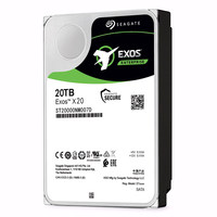Disco Duro Mecánico Empresarial S Eagate ST20000NM007D Exos de 20 TB con Tecnología de Helio para Almacenamiento NAS
