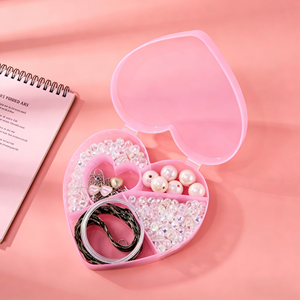 Kit de Cuentas para Collares de Mascotas, Set de Fabricación de Joyería para Mascotas con Forma de Corazón para Perros y Gatos, Suministros de Manualidades para Accesorios de Mascotas - Product Image 5