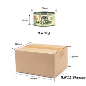 Свежее мясо сбалансированная диета кошка закуска рыба говядина курица кошка банки сливочные угощения корм для домашних животных кошачьи угощения - Product Image 5