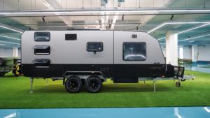 KINLIFE <span class=keywords><strong>Caravane</strong></span> spacieuse tout-terrain de 21 pieds <span class=keywords><strong>avec</strong></span> <span class=keywords><strong>lits</strong></span> <span class=keywords><strong>superposés</strong></span> Pièces et accessoires pour camping-car prêts à l'énergie solaire - Product Image 5