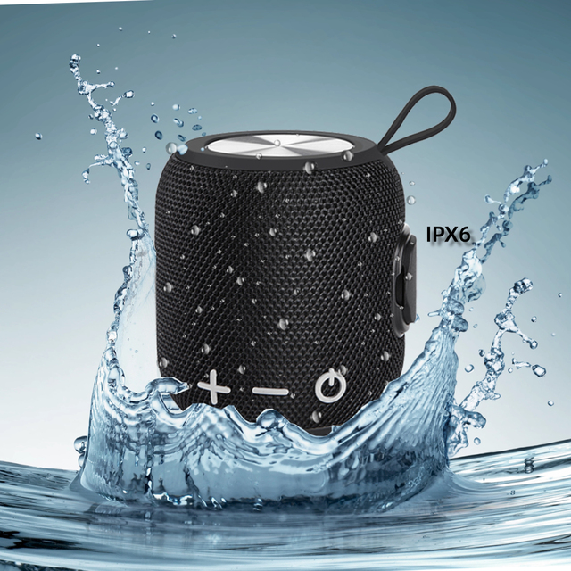 Super Bass Powerful Subwoofer Mini Portable Home Party Audio Studio Speakers 5W Power Wireless BT Bluetooth Waterproof Speaker