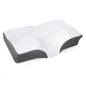 Best Price Orthopedic cervical bamboo pillows Memory Foam Molded ergonomic sleeping contour bed pillow