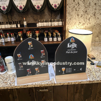 Présentoir de Table en bois massif, support de Menu avec coiffeuse