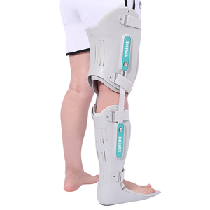 Rééducation pour adulte jambe réglable orthopédique immobilisation orthèse membre inférieur orthèse respirante fixe