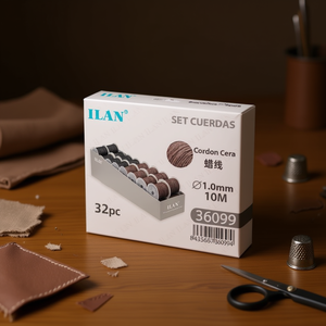 Filo Cerato Ilan 1.0 mm x 10 m, Set 32 Pezzi Colore Misto Nero Marrone - Product Image 2