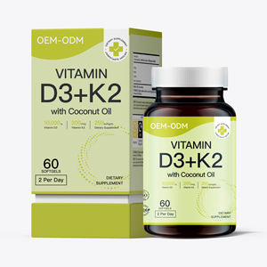 ไวท์ไลฟ์ โออีเอ็ม วิตามินดี3 และเค2 อาหารเสริมวีแกน บำรุงกระดูกแข็งแรง แคลเซียม แมกนีเซียม ซอฟเจลแคปซูล - Product Image 1