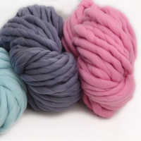 Fil à tricoter épais en acrylique de haute qualité, style islandais, laine mérinos, 2 cm, 250 g, pour le crochet de couvertures