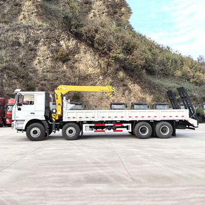 Camión de Remolque de Plataforma SHACMAN con Grúa y Rampa, Transporte Pesado, Diésel, Transmisión Manual, Carga Útil de 14000 kg, Nuevo - Product Image 4