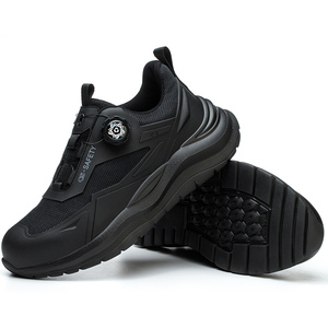 Scarpe da uomo di sicurezza estive leggere Anti-impatto Anti-impatto tessuto traspirante Anti tessuto antiscivolo senza odore scarpe da lavoro - Product Image 5