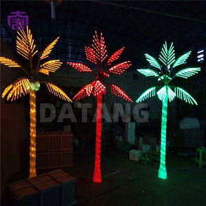 Premium Outdoor LED Palm Tree <b>Light</b> Christmas Tropical Decor 4-5m IP65 for Poolside Terrace & Coastal Hotel Landscape - Product Image 4
