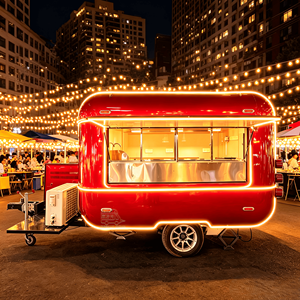Ice Cream Truck Mobile Drink Cart Street Food Cart Snack Food Cart Food Truck Coffee Trailer - Product Image 6