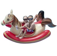 Jouets gonflables en PVC pour enfants, motif animal de Noël, personnalisables, pour l'extérieur, mignons, forme ovale 55 cm, sérigraphie, vente en gros