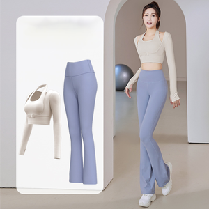 Wholesale Comfortable Gym Running Yoga <strong>Wear</strong> 2 Piece Set Casual Autumn Unstiched Track Suits for Women - Product Image 3