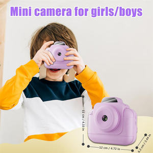 Printcamera Portable Dual Camera S9 Mini <strong>Printer</strong> 200DPl 2.4" Instant Digital Camera <strong>for</strong> Kids 3 Rolls Paper Cartoon Toy MicroSD Media MOS <strong>Polaroid</strong> Camera Instant - Product Image 6