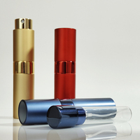 Flacon pulvérisateur de parfum vide en Aluminium, bouteille pour parfum, 8/10/15/20ml, de haute qualité, 7 pièces