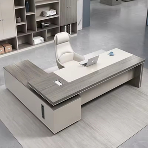 Executive Corner Desk L Shaped Wooden CEO Luxury Office Furniture Executive Office Desk <strong>Mesa</strong> Para Escritrio Office <strong>Table</strong> - Product Image 6
