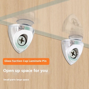 Raccords de meubles <span class=keywords><strong>en</strong></span> alliage de Zinc portables support de panneau mobile <span class=keywords><strong>pour</strong></span> armoire cloison <span class=keywords><strong>verre</strong></span> connecteurs fixes supports d'étagère - Product Image 2