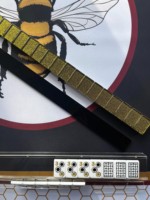 Jeu de Mahjong américain vintage en acrylique, motifs floraux, abeilles, fleurs de prunier, oiseaux, dragons, points de bambou, avec jokers