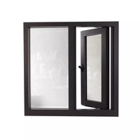 Fenêtres à battants en aluminium à rupture de pont thermique, verre Low-E à double vitrage, insonorisées, haute efficacité énergétique, conformes aux normes NFRC