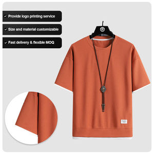 Youthful Mens Student Crew Neck Short Sleeve 100% Cotton 240g Knitted Printed <strong>T</strong> <strong>Shirt</strong> for Campus <strong>Life</strong> Study Daily School Wear - Product Image 5