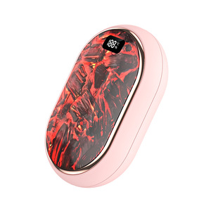 Nouveau cadeau pour bébé : Mini <span class=keywords><strong>chauffe</strong></span>-mains numérique à charbon de bois, contrôlé par application, thermostat réglable, <span class=keywords><strong>batterie</strong></span> 1200 mAh, pour voiture et extérieur - Product Image 5