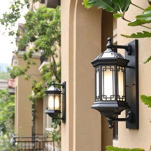 Outdoor Wall Lamp <b>LED</b> Aluminum Alloy Solar Powered 3500K Warm White <b>Light</b> Tempered Glass Dimmable Garden Decoration Wall - Product Image 5
