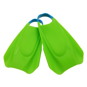 Aletas Cortas de Buceo de Silicona Personalizadas con Logotipo Impreso, Aletas Especiales para Entrenamiento de Natación Libre y Doble Breaststroke - Product Image 1