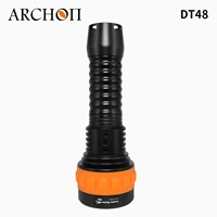 Lampe de plongée étanche rechargeable ARCHON DT48, lumière LED sous-marine 300M de profondeur, batterie 7000mAh, 4500 lumens
