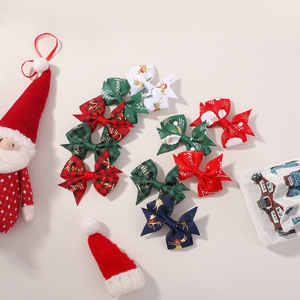 10 шт./набор, заколка для волос с бантом, 2,75 дюймов - Product Image 2