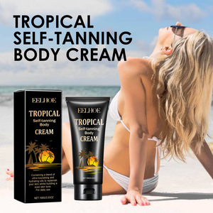 Crema idratante personalizzata a base di erbe per il corpo abbronzante per la pelle di grano naturale ombra scura per l'abbronzatura all'aperto - Product Image 6