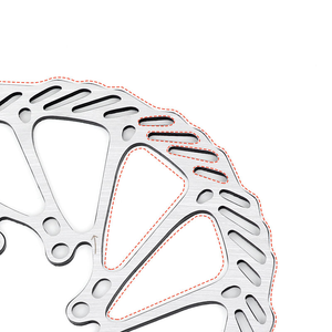 Rotor de frein à disque de vélo durable, résistant à l'usure, 6 boulons, VTT, vélo de route, frein à disque en acier inoxydable G3 HS1 120 140 160 180 mm - Product Image 5