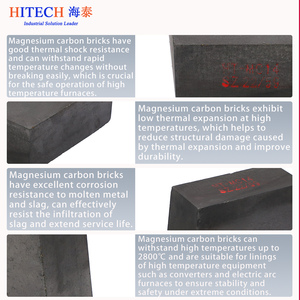 Briques réfractaires en <span class=keywords><strong>magnésie</strong></span> carbone de qualité supérieure à prix avantageux - Product Image 6