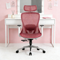 Chaise de bureau exécutive hautement réglable, chaise de bureau en maille avec coussin lombaire en mousse à mémoire de forme 2D, chaise de bureau pivotante ergonomique