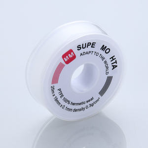 100% <span class=keywords><strong>Ptfe</strong></span> 19mm 12mm <span class=keywords><strong>Ptfe</strong></span> 필리핀 시장용 스레드 씰 테이프 - Product Image 1