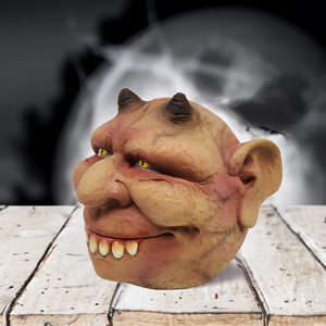 Ornement Tête de Diable en Résine, Statue Buste de Démon Effrayant, Décoration d'Halloween pour Maison Hantée, Décoration Artisanale Horreur pour Bureau et Fêtes - Product Image 2