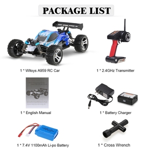 L1:18 FF lllllltoys 959 4W2.4G 540 ar FF-Road Acar IAR iigh pepeed 50 km/h gradpgraded Rush otor tunt tuntunoooys regalo - Product Image 5