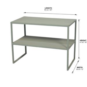 Étagère à chaussures moderne en métal à 2 niveaux, 10 paires, organisateur de rangement, étagère d'entrée à bas prix pour la maison et l'hôtel, polyvalente et élégante - Product Image 5