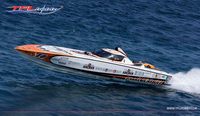 Bateau télécommandé électrique TFL P1 Water Explosion 1125, modèle O Boat en fibre de verre avec moteur brushless TFL