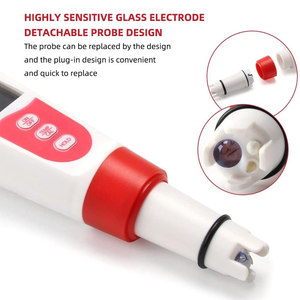 Medidor de pH Digital 2 en 1 de Alta Precisión con Pantalla LCD para Acuarios, Piscinas, Agua Potable e Hidroponía - Product Image 4