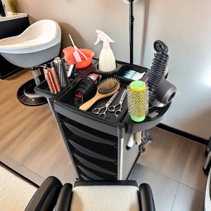 Hair <b>Salon</b> <b>Furniture</b> Beauty Movable FIVE Drawers Beauty <b>Salon</b> Trolley - Product Image 1