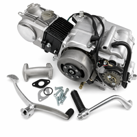 Moteur de quad 125cc horizontal, démarrage électrique, démarrage au kick en option, transmission automatique, refroidissement par air, quad tout-terrain, fabrication OEM