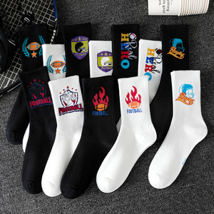 <span class=keywords><strong>Chaussette</strong></span> décontractée tricotée confortable Design personnalisé Logo Crew Sock Sport Street Fashion Terry Coussin Chaussettes personnalisées - Product Image 5