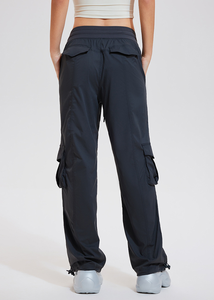 Pantalones Deportivos Transpirables de Cintura Plana para Mujer, Casuales, Holgados, con Cordón Ajustable, de Secado Rápido, para Deportes al Aire Libre - Product Image 5
