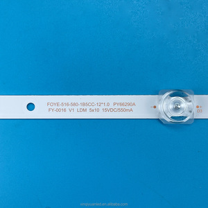 เหมาะสำหรับโทรทัศน์แบล็คไลท์ LED ขนาด58นิ้ว FOYE-516-580-1B5C-12 * 1.0นิ้วพร้อมไ<span class=keywords><strong>ฟ</strong></span>5ดวงและแถบอลู<span class=keywords><strong>มิ</strong></span><span class=keywords><strong>เนียม</strong></span>10เส้น - Product Image 4