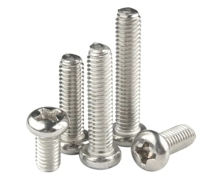 Bán buôn M2.5 M3 M4 M5 M6 Pan đầu Phillips Máy Vít 304 316 thép không gỉ vật liệu titan Metric inch - Product Image 3